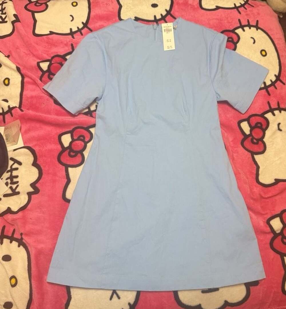 Abercrombie & Fitch Mini Dress Size Small P Blue New With Tags